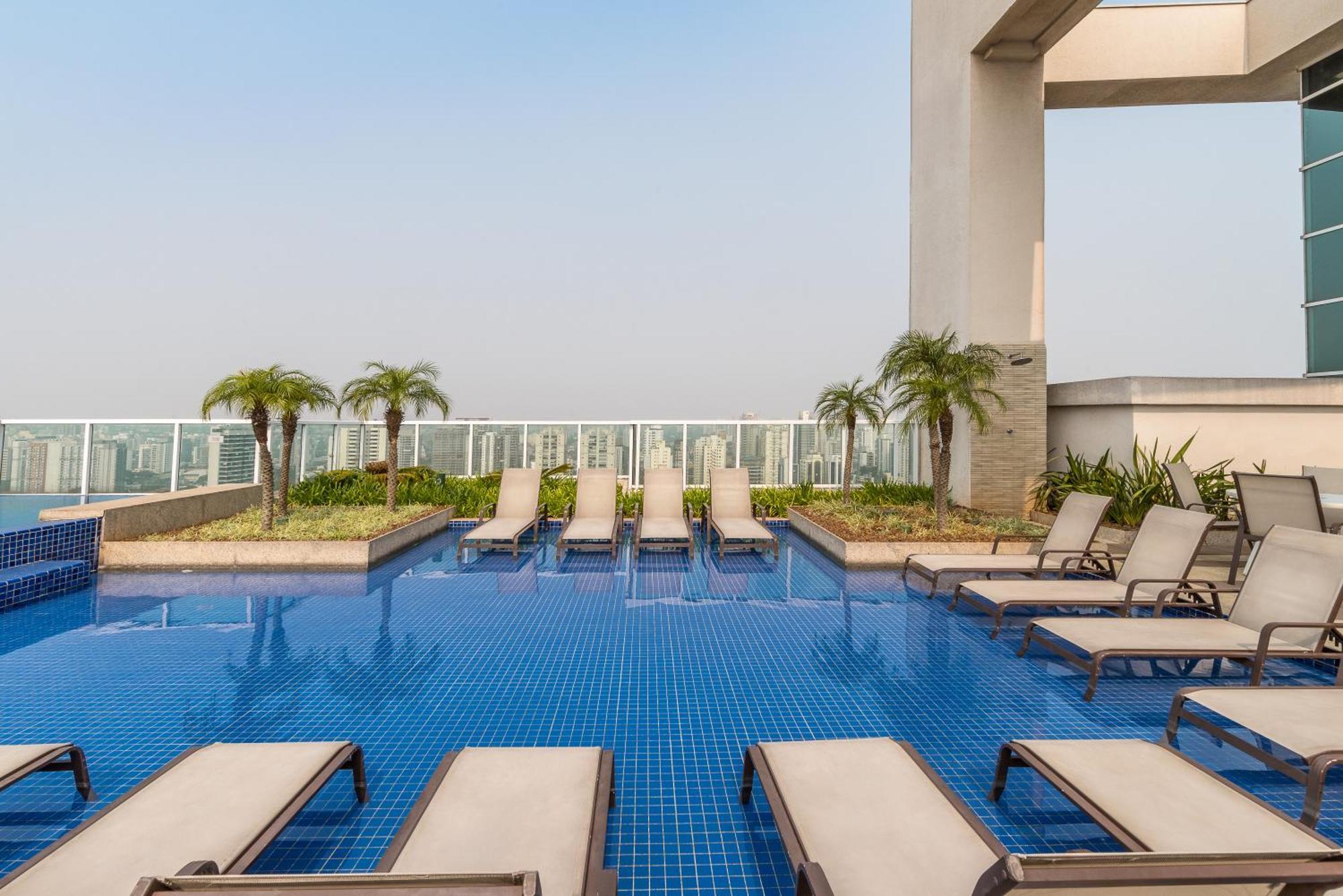 Estilo, Conforto E Vista Panoramica Ideal Para Trabalho Ou Lazer San Paolo Esterno foto