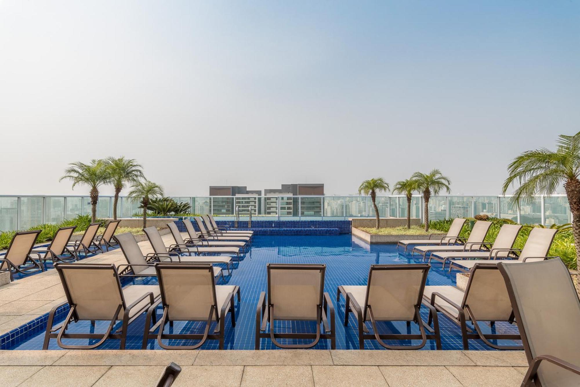 Estilo, Conforto E Vista Panoramica Ideal Para Trabalho Ou Lazer San Paolo Esterno foto
